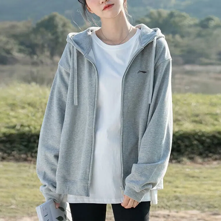 LiNing Sweatshirt Unisex Light Gray-2