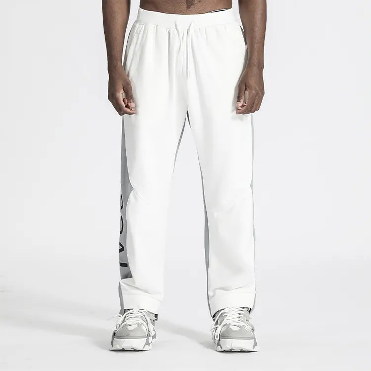 NORVINCY Western Trendy Color Blocking Knitted Sweatpants Unisex-7