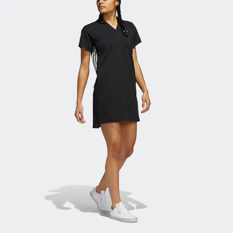 Adidas Short Sleeved Dress Women's Black-3