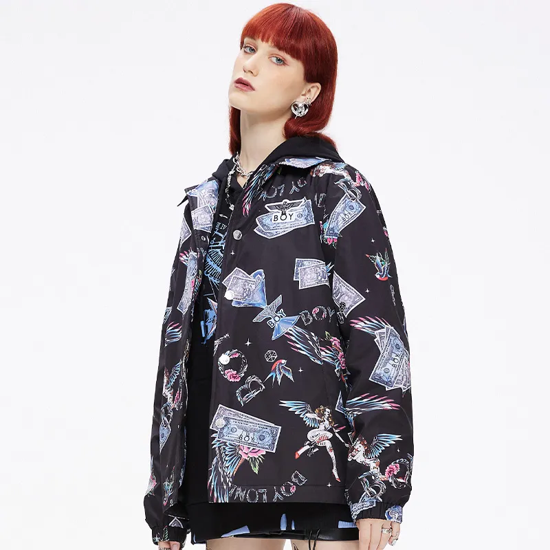 Boy London Puffer Jacket Winter Unisex Black-4