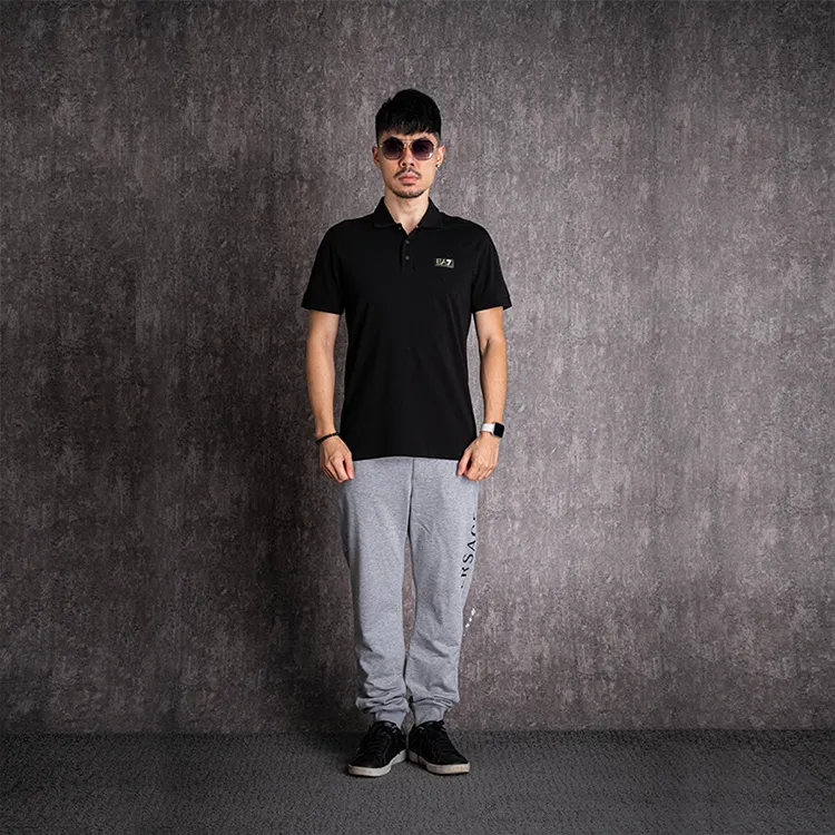 VERSACE Knitted Sweatpants Men Light Gray-5
