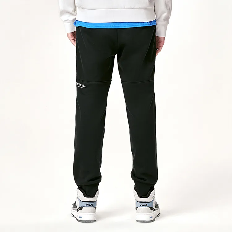 FILA Knitted Sweatpants Men's Jet Black-4
