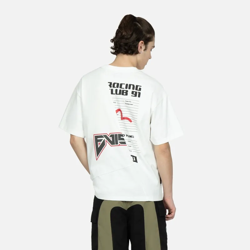 EVISU T Shirts Men White-2