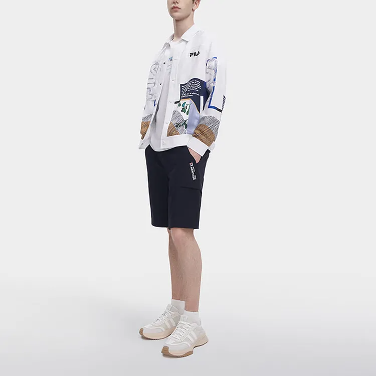 FILA Shirts Men White-3
