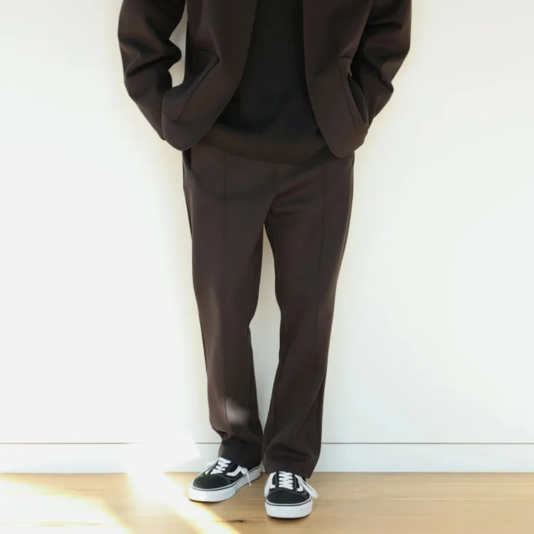 Beams Casual Pants Men Dark Brown-2