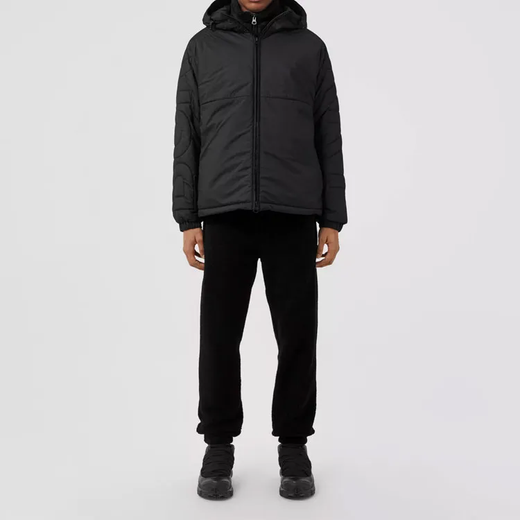 Burberry Puffer Jackets Men Black-1