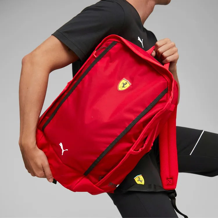 PUMA Ferrari Ferrari Collaboration Nylon Backpack Regular Women's Red-3