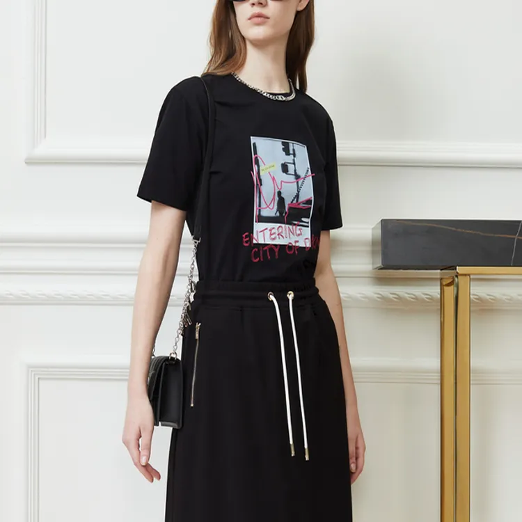 DKNY T-Shirts Women's Black-3