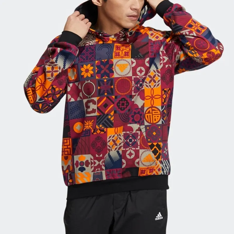 Adidas Cny Allover Print Hoodie-4
