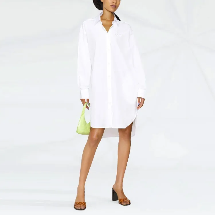 DIESEL Long Sleeved Dresses Women's White-3