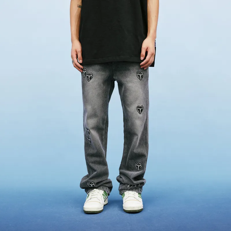 A11SLAVE Flared Pants Moderate Jeans Unisex Black-2