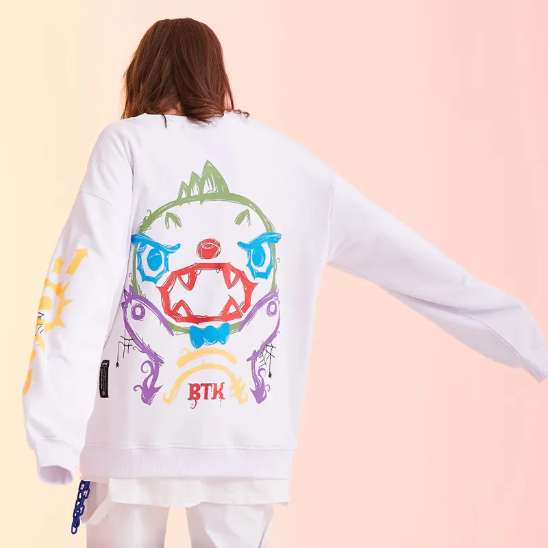 BTK Crew Neck Loose Fit Sweatshirt Unisex-6