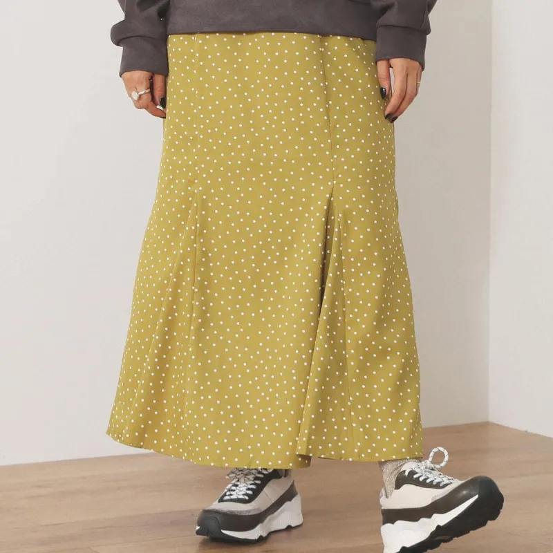 Beams Casual Long Skirts Women's Yellow-1