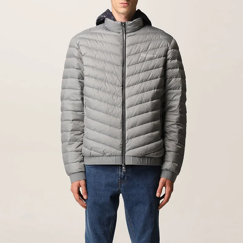 ARMANI EXCHANGEAE Down Jacket Men's Gray-2