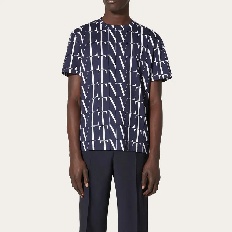 Valentino T Shirts Men Blue-1