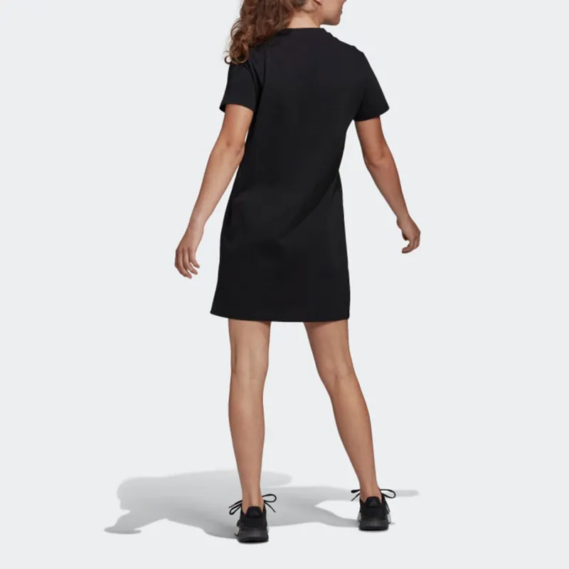 Adidas Essential Short Sleeved Dresses Women's Black-2