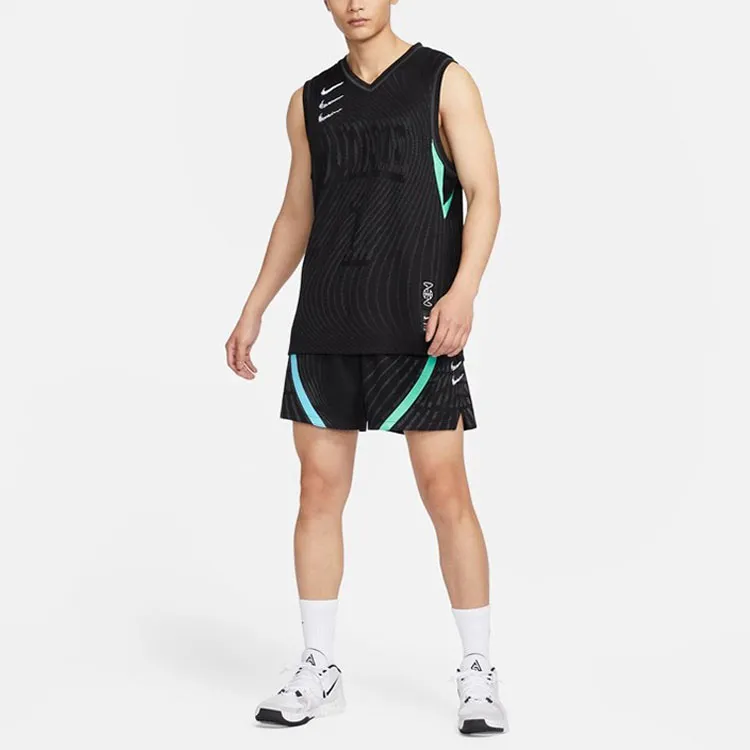 Nike SS23 Resistant High Basketball Series Basketball Jerseys Men Black-2