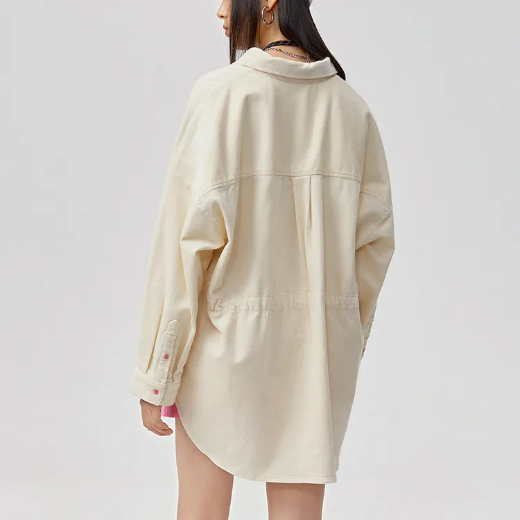 FILA FUSION TOKYO STUDIO Shirt Women's Imitation Antique White-3
