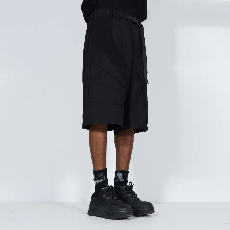 BLINDNOPLAN Loose Fit Shorts Unisex Black-2