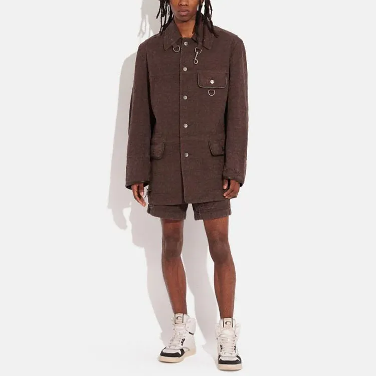 COACH SS23 Jackets & Coats Men's Brown-1