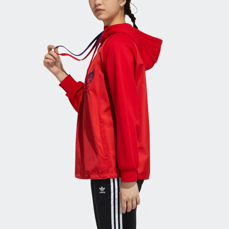 Adidas Originals Sweatshirt Women's Light Scarlet-3