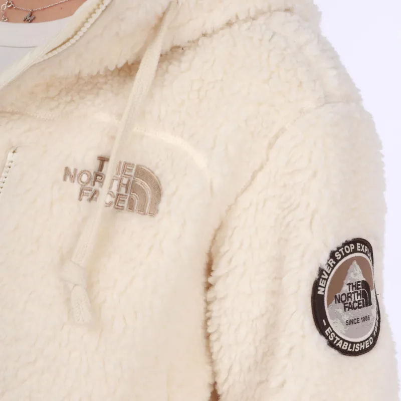 THE NORTH FACE Fleece Hoodie Jacket White-5