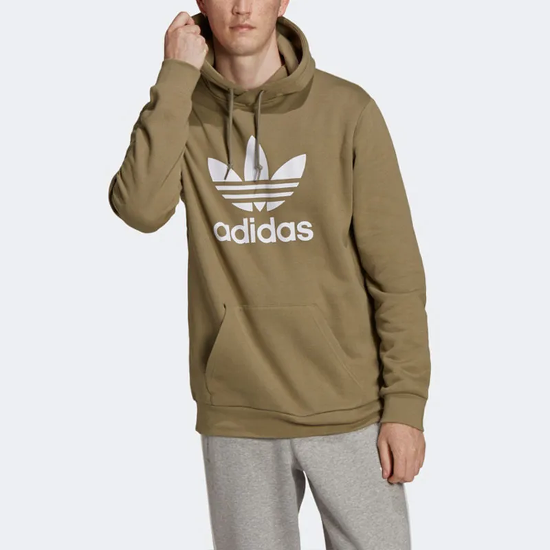 Adidas Originals Trefoil Sweatshirts Men Green-3