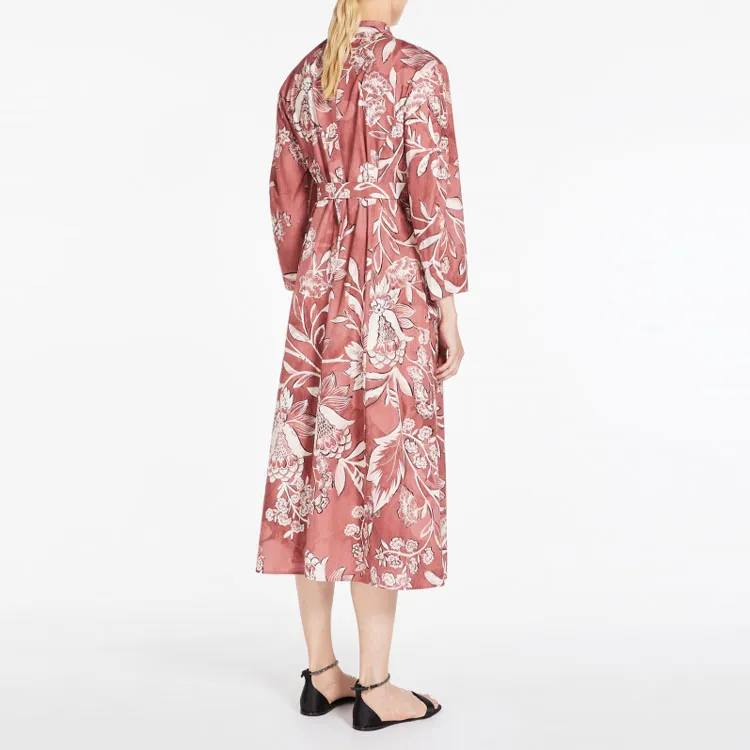 MaxMara Long Sleeved Dress Women's Pink-2