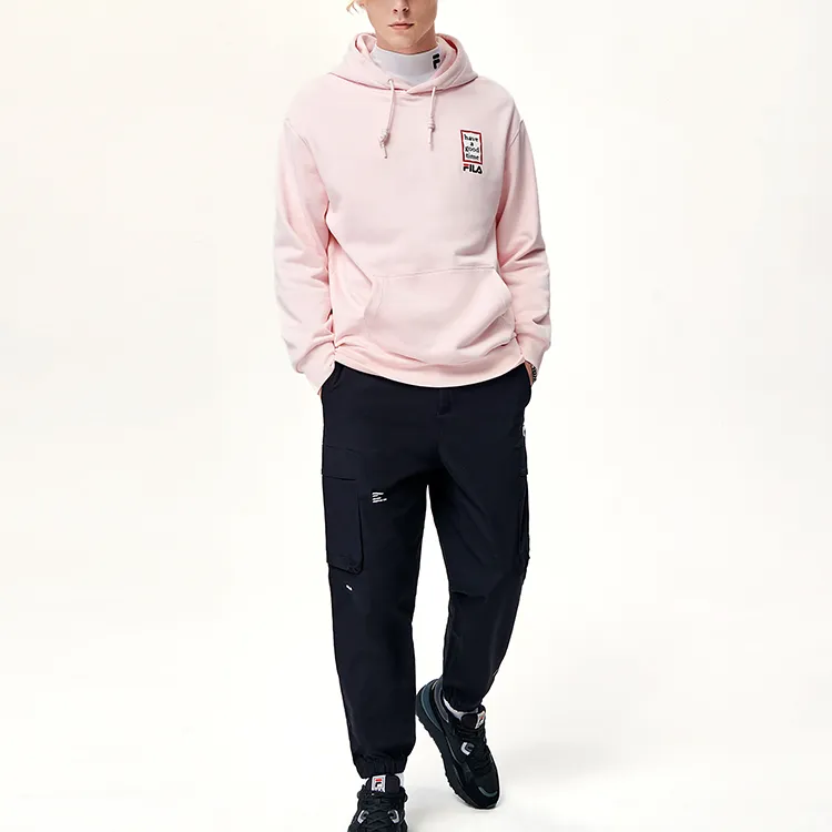 FILA Have A Good Time Collection Sweatshirts Unisex Shy Bride Pink-2
