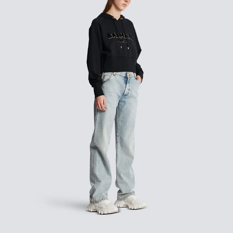 BALMAIN Sweatshirt Women's Black-3