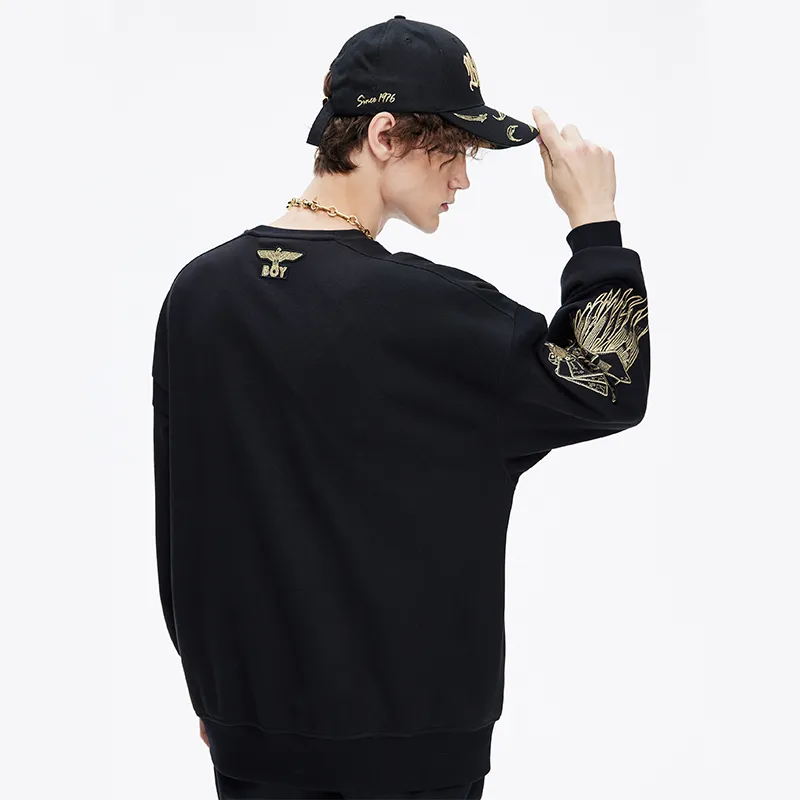 Boy London Sweatshirts Unisex Black-3