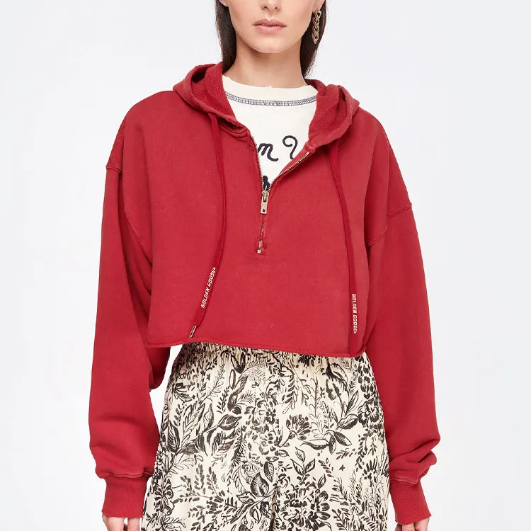 Golden Goose Sweatshirts Women's Red-3