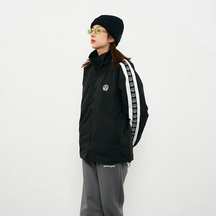 GMETRYART Jackets Unisex Black-4