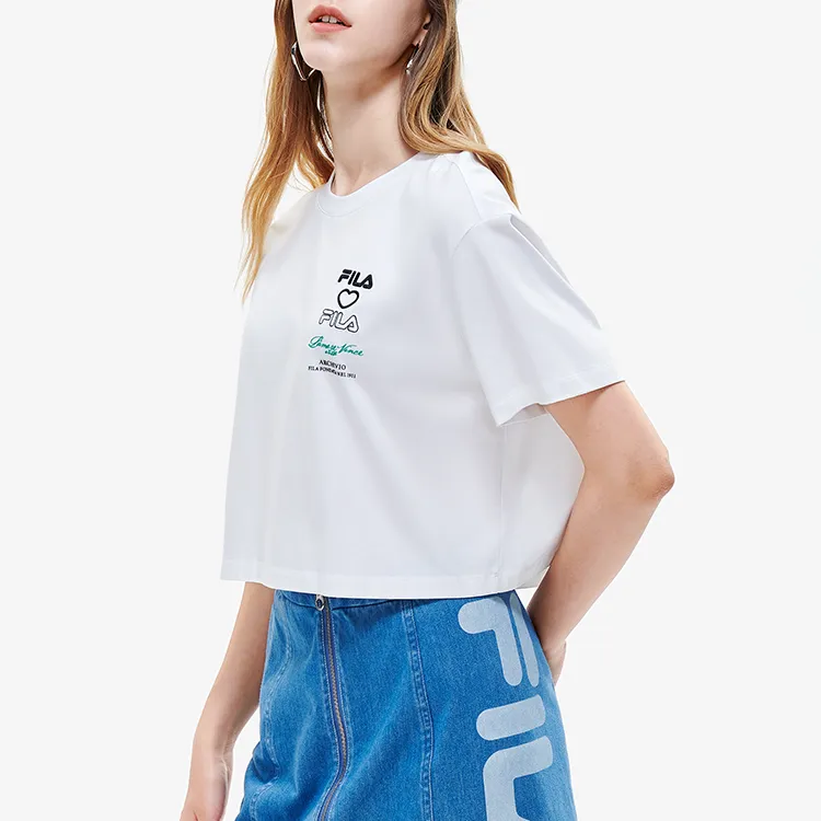 FILA T-Shirt Women's Flowing Year White-3