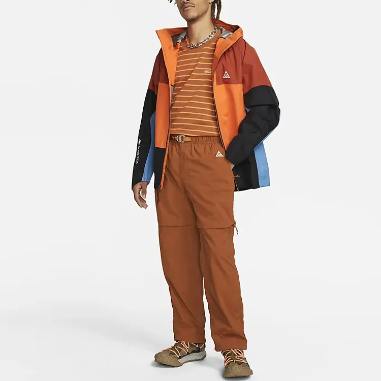 Nike Casual Pants Men Orange Red-2