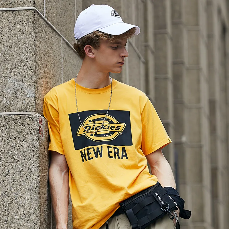New Era X Dickies T Shirts Unisex Orange-4