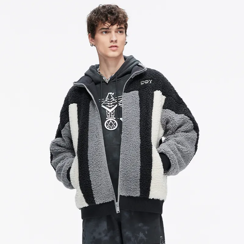 Boy London FW21 Jacket Unisex Gray-4
