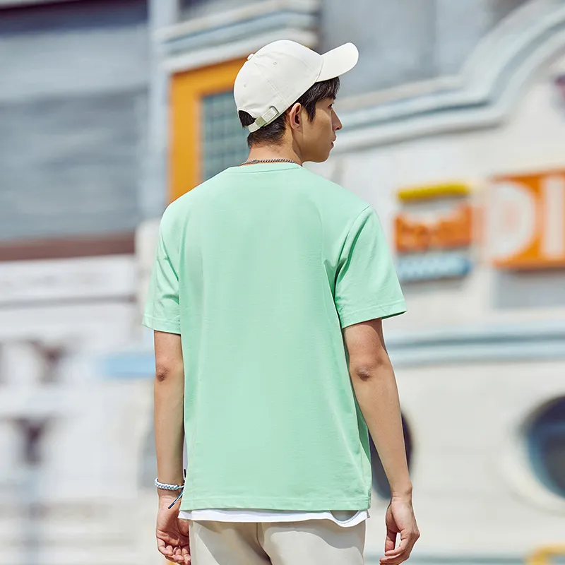 Erke T Shirts Men Oats Green-5