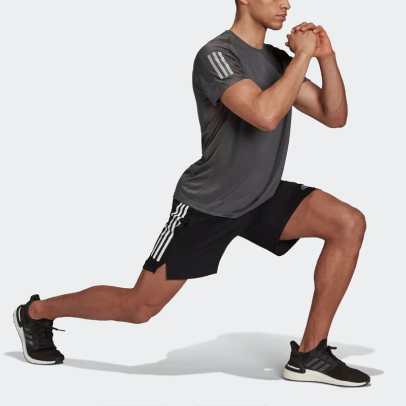 Adidas T Shirts Men Dark Gray-3