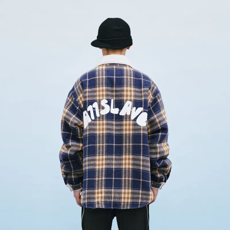 A11SLAVE Loose Fit Thickened And Fleece-Lined Jacket Winter Unisex-3
