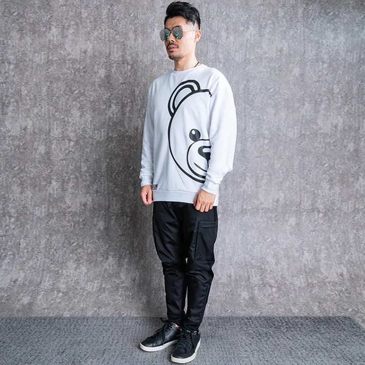 MOSCHINO Sweatshirts Men White-3