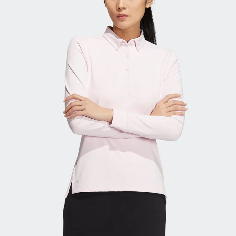 Adidas Polo Shirts Women's Clear Pink-1