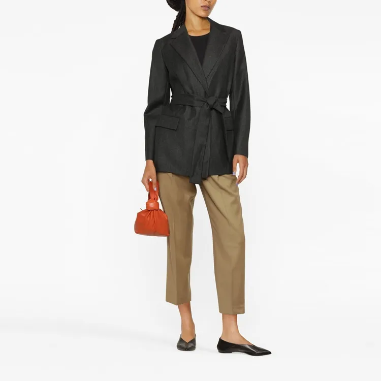 THEORY Jackets Women's Charcoal Gray-1