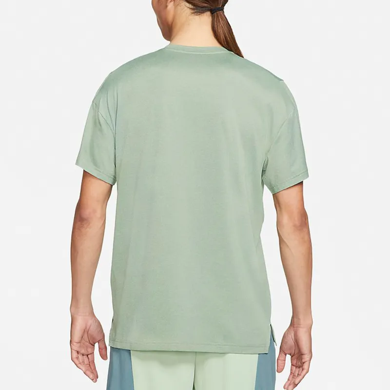 Nike T Shirts Men Grass Green-4