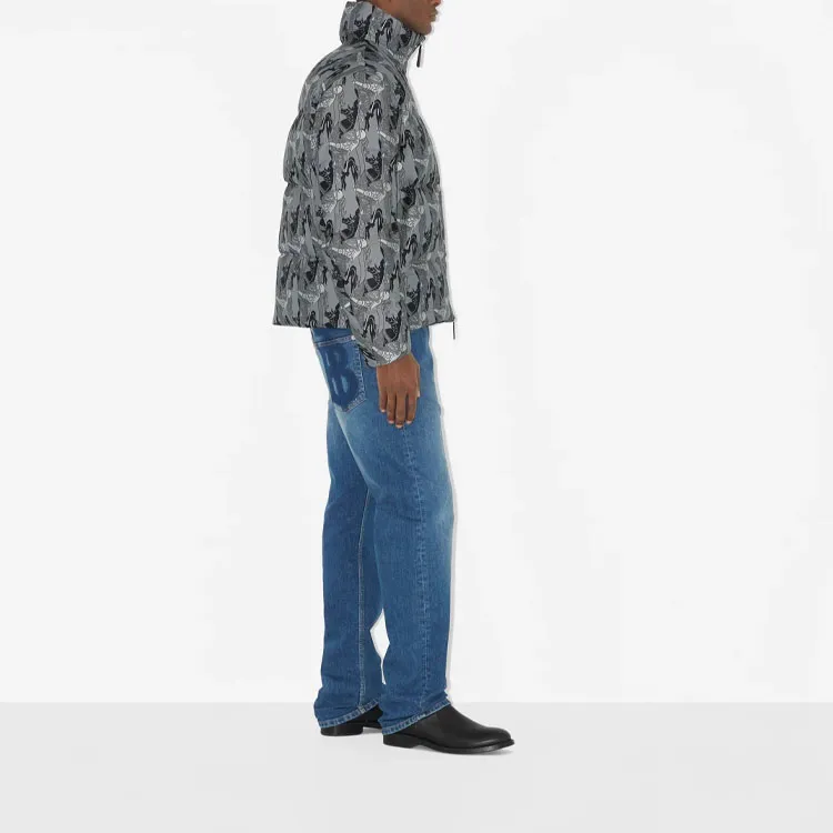 Burberry Graphic-Printed Quilted Gilet-3