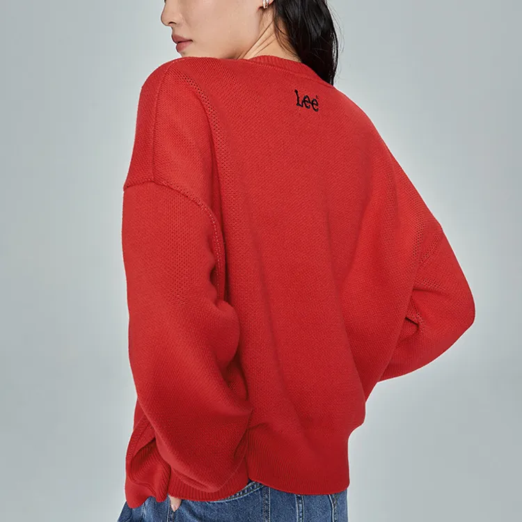 Lee x Disney Sweater Women's Red-3