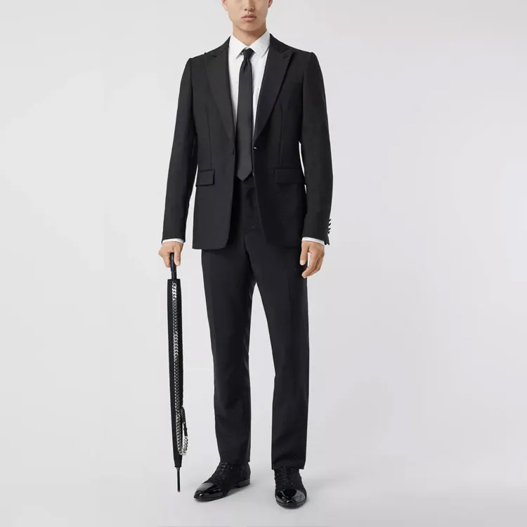 Burberry FW22 Business Suits Coats Men's Black-2