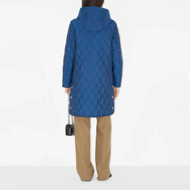 Burberry SS23 Puffer Jacket Women's Dark Marine Blue-2
