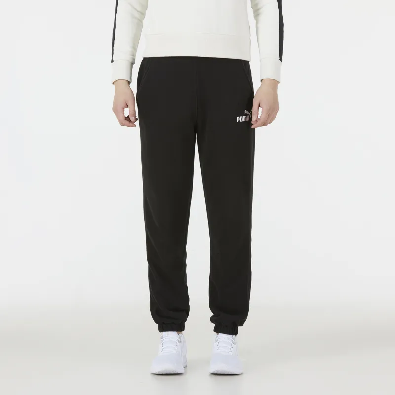 PUMA Knitted Sports Pants Men's Black-4