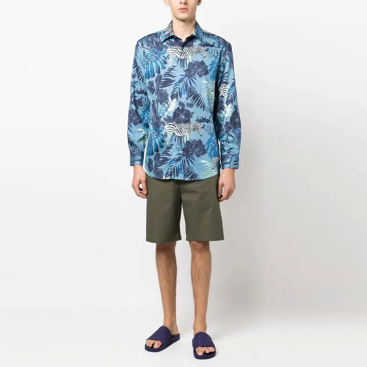 ETRO Tropical Pattern Buttoned Shirt-2
